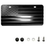 Stars and Stripes Metal Embossed License Plate