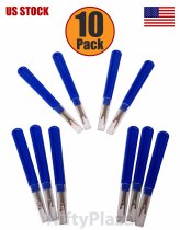 Steel-Tipped Seam Ripper Set with Safety Lid (10-Pack)