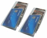 Clear Checkbook Wallet Insert Duo