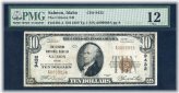 Salmon Idaho Citizens National Bank $10 Note (1929)