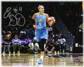 Elena Delle Donne's Blue Dribble Autograph Photo