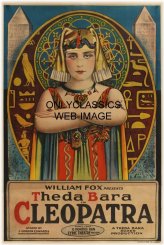 Cleopatra at the Lyric Theater: Vintage Broadway Poster Featuring Theda Bara