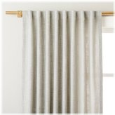 Heathered Beige Light Filtering Curtain Panel