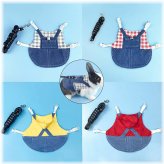 Denim Pet Jacket and Leash Set