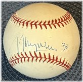 Maury Wills Certified Autographed Baseball