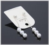 Pearl Elegance Dangle Earrings
