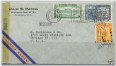 Guatemalan Airmail Censored Stamps 1944