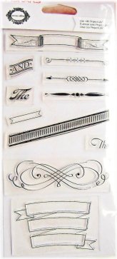 Chalk Art Banners & Accents Stamp Set