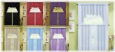 Whimsy Sheer Kitchen Curtain Set