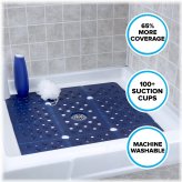 SecureStep XL Navy Blue Shower Mat