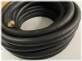 Black Flex Power Cable - 49' FT, 6/4 Gauge, 600V USA