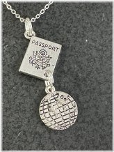 World Traveler Charm Necklace