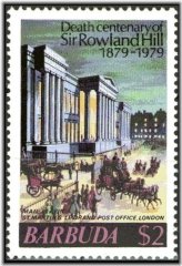 Barbuda Post Office Commemorative Stamp