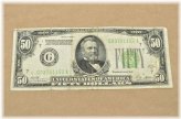 1928 A $50 Fifty Dollar Bill - Chicago Series
