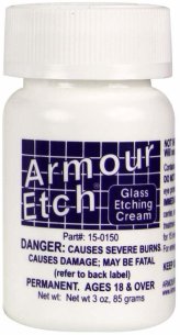 Frosting Solution: Glass Etching Cream by Armour Etch