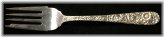 Kirk Repousse Salad Fork in Sterling Silver