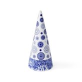 Blue Italian Porcelain Topiary Figurine
