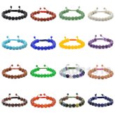 Gemstone Macrame Bracelets