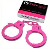 Steel Locking Restraints with Dual Keys - Pink