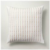 Sage Cream/Tan Rail Stripe Square Pillow