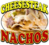 Nacho Cheesesteak Decal