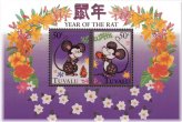 Tuvalu Lunar Zodiac Rat Stamp Collection