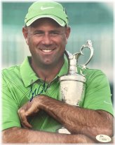 Fairway Legends: Stuart Cink Autographed Golf Photo