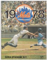1978 Mets Baseball Yearbook Program at Shea Stadium