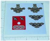 Retro Toy Truck Sticker and Gauge Set