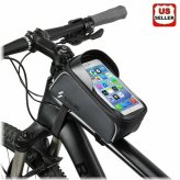 Rider's Essential Waterproof Top Tube Phone Holder Bag