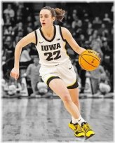 Iowa Hawkeyes CAITLIN CLARK Glossy 8x10 Photo Spotlight Basketball Print