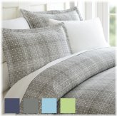 Kaycie Gray Polka Dot Duvet Set