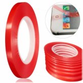 Precision Hold Double-Sided Tape in Vibrant Red - Ideal for Cell Phone and LCD Screen Repairs