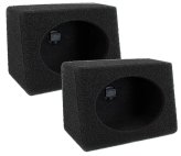 Bedliner Coated Car Speaker Boxes (6x9") - Pair by Q-Bomb