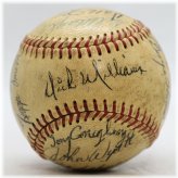 1967 Boston Red Sox Team Signed Autograph Baseball with COA
