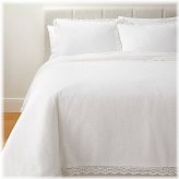 Lace Border Cotton Slub Comforter & Sham Set Threshold designed w/ Studio McGee