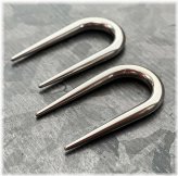 Sleek Steel U-Shaped Tapers