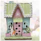 Pastel Glow Gingerbread House