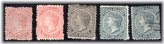 Turks Islands 1867 Queen Victoria Stamps
