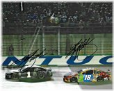 Kentucky Race Dual Signed 8x10 Auto Photo Reprint by the Busch Brothers