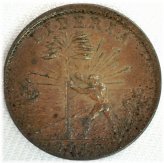 Liberian Emancipation Commemorative Token