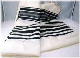 Black Striped Woolen Prayer Shawl