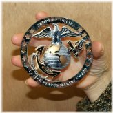 Marine Corps Round Emblem Magnet Insignia