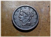 1851 Braided Hair Half Cent - Stunning Collectible Piece