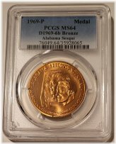 Alabama Sesquicentennial Commemorative Bronze Medal