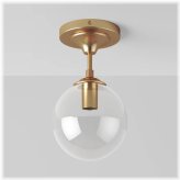 Golden Glow Semi-Flush Mount Fixture