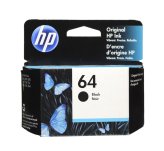 HP #64 Black Ink Cartridge - Genuine