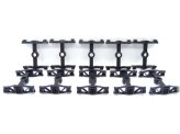 Bowser HO Archbar Freight Train Trucks (Set of 10)