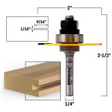 Precision Slotting Router Bit Set