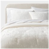 Luxe Distressed Crinkle Velvet Comforter Set